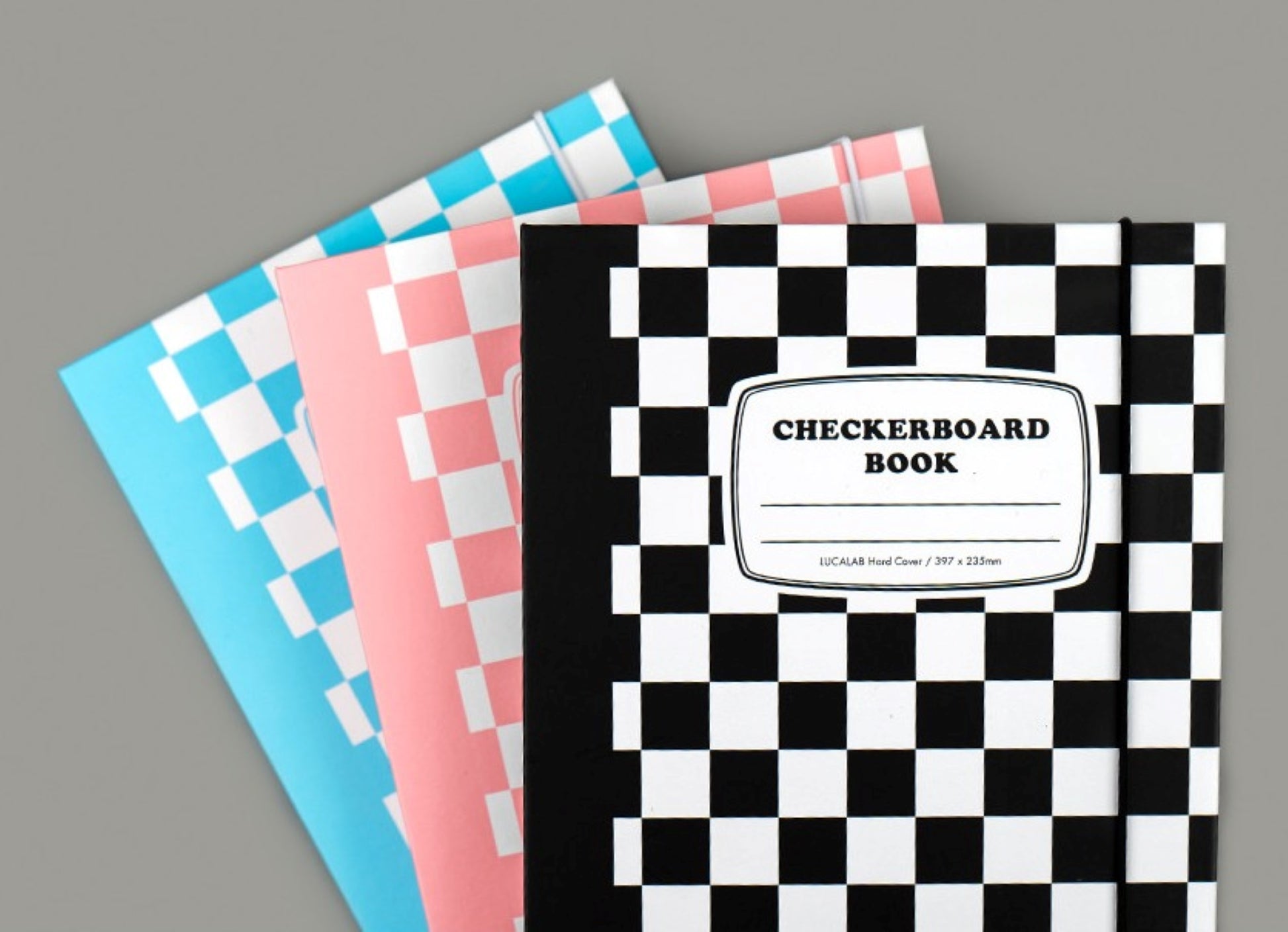 Colorful Checkerboard Hard Cover A5  6 Ring Binder - ZoocomingTree