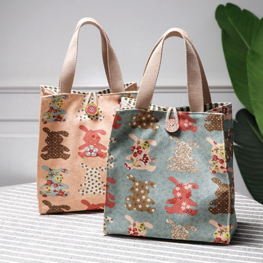 Canvas Lunch Tote bag - ZoocomingTree