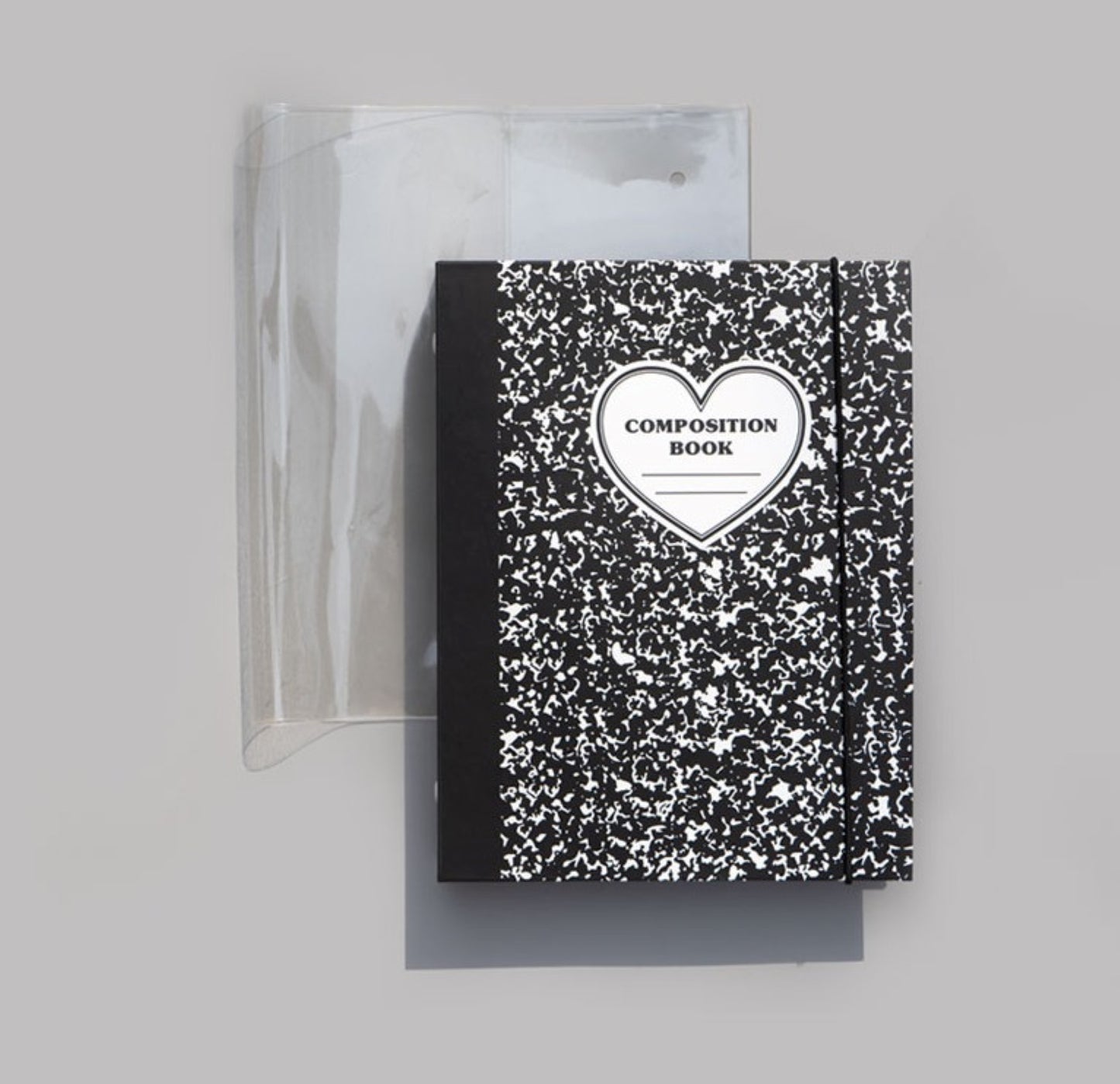 Composition A5 Hard Cover + Glitter PVC Cover Set - ZoocomingTree