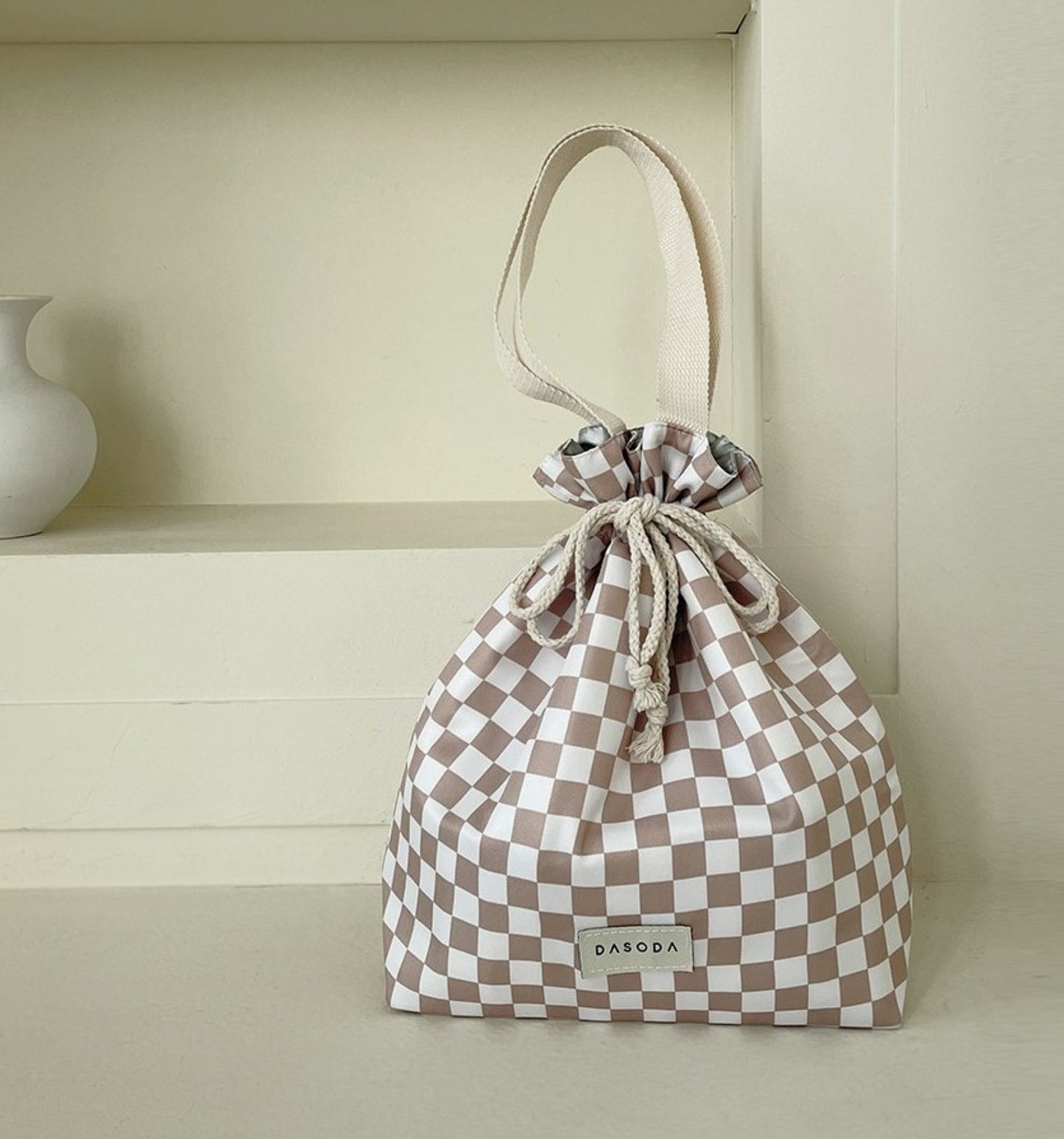 Checkerboard Lunch Tote bag - ZoocomingTree