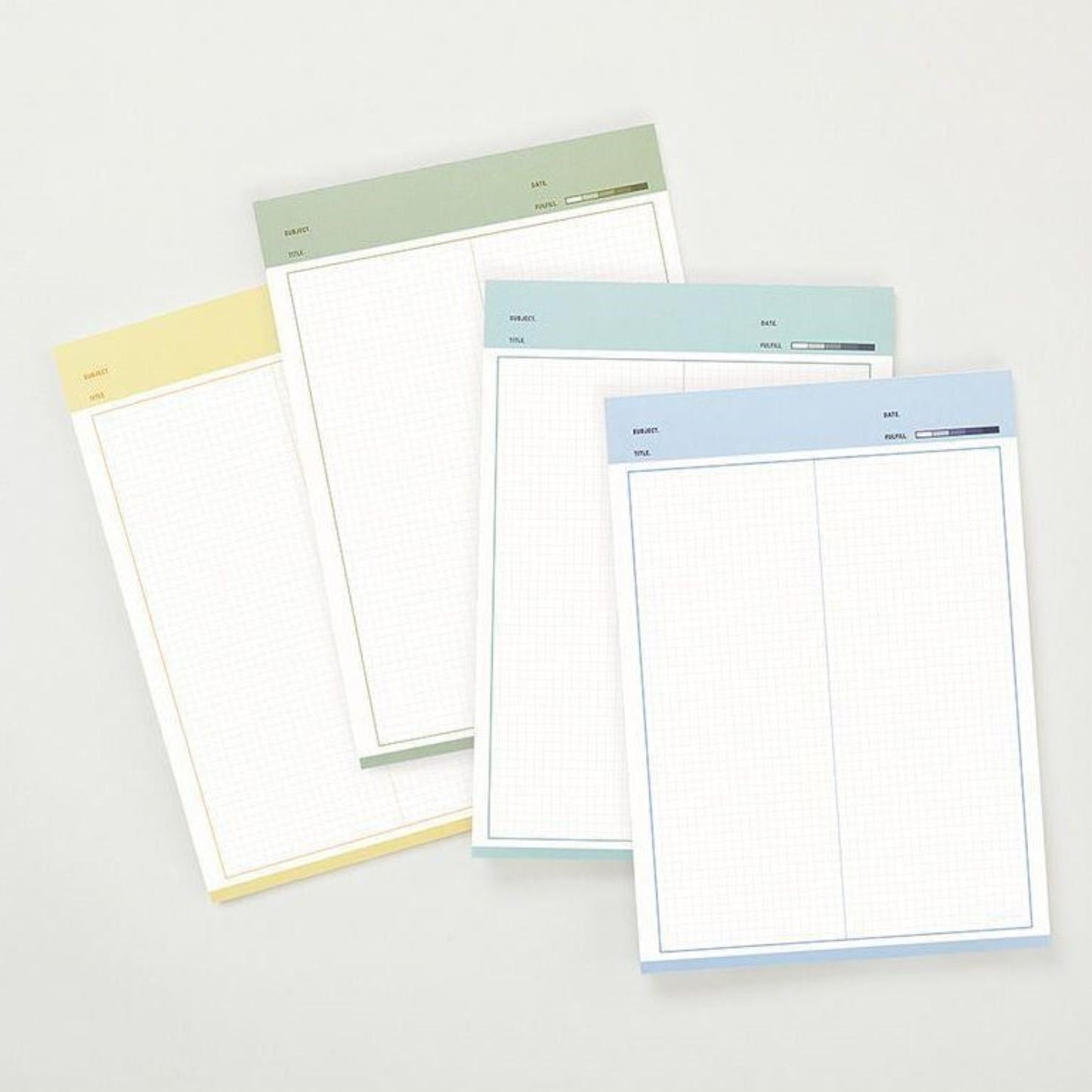 B5 Pastel Color Note Pad - ZoocomingTree