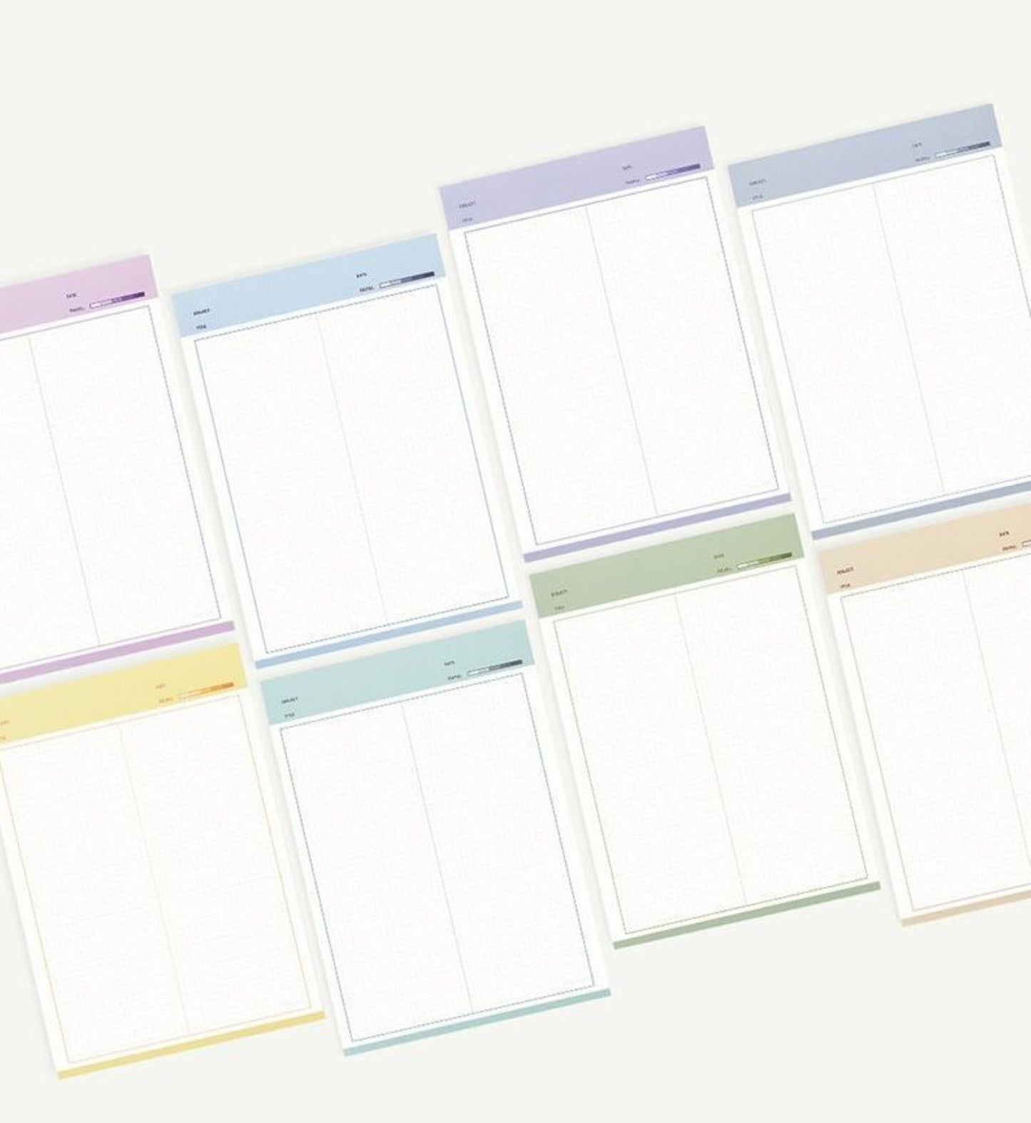 B5 Pastel Color Note Pad - ZoocomingTree