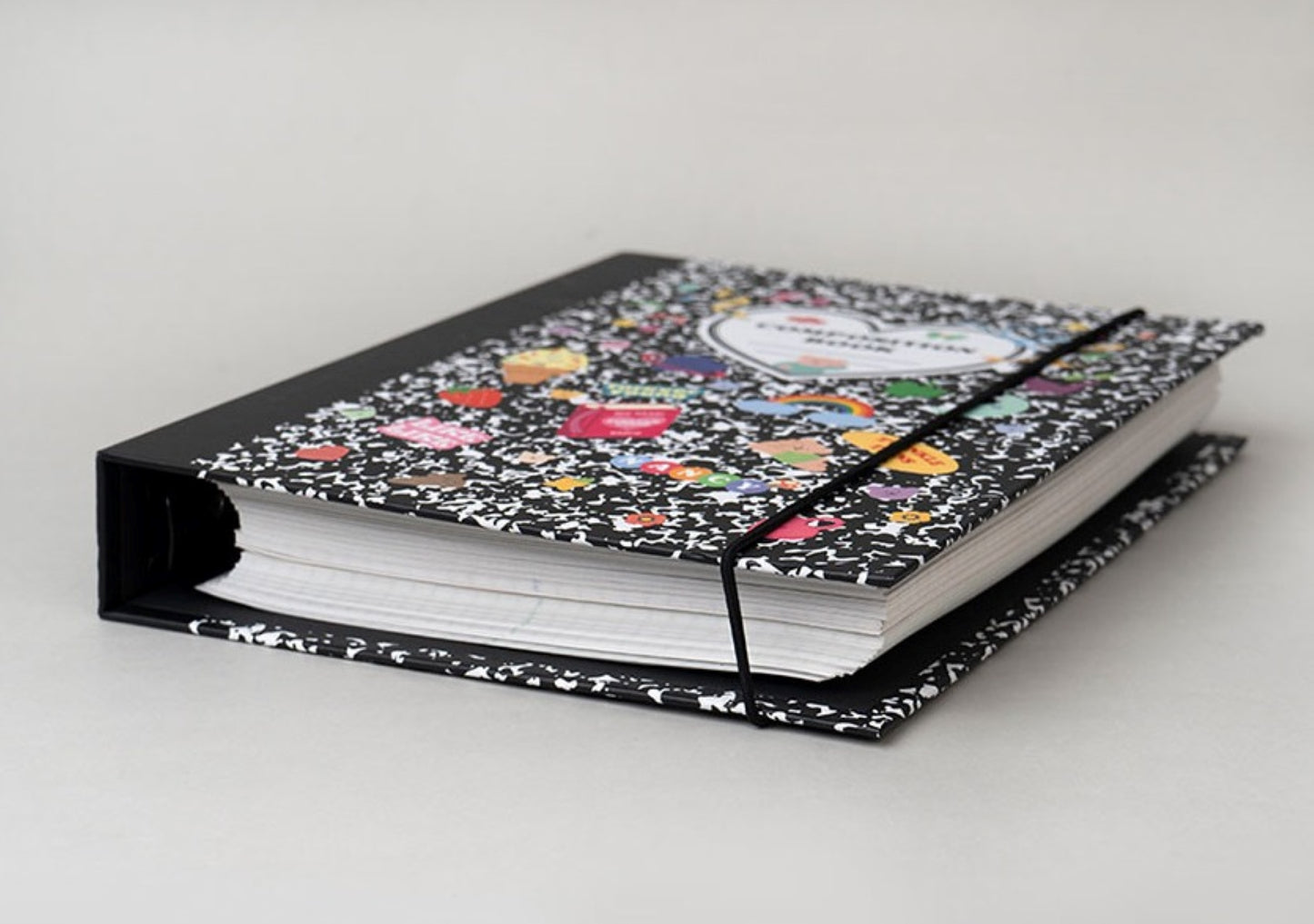 Composition A5 Hard Cover + Glitter PVC Cover Set - ZoocomingTree