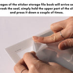 Deco Sticker Storage File Book / Comfort Sticker Album - 2 Colors