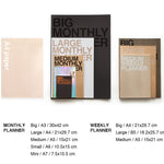 Premium Big Monthly Planner / 16 Months High Quality Paper Notebook