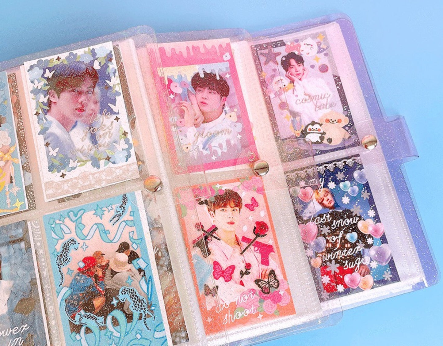 6 Ring Twinkle Photo Card Binder Album - ZoocomingTree