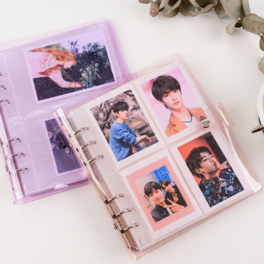 6 Ring Twinkle Photo Card Binder Album - ZoocomingTree