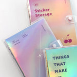 A5 Sticker Storage Book / Comfort Sticker Album / Photocard Storage