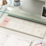 Brilliant weekly Standing Planner Scheduler / All Year Long 60 Weeks Planner