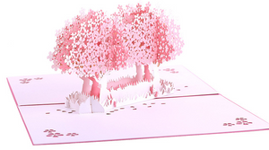 Cherry Blossom 3D Greeting Card | Anniversary Card | Unique Gift for Bff