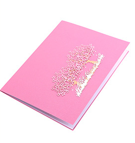 Cherry Blossom 3D Greeting Card - ZoocomingTree