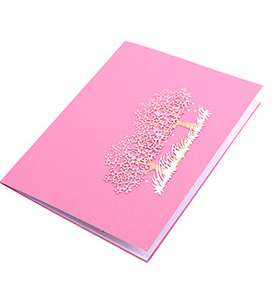Cherry Blossom 3D Greeting Card | Anniversary Card | Unique Gift for Bff