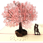Romantic Cherry Blossom 3D Card | Anniversary Special Pop up Card