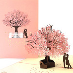 Romantic Cherry Blossom 3D Card | Anniversary Special Pop up Card