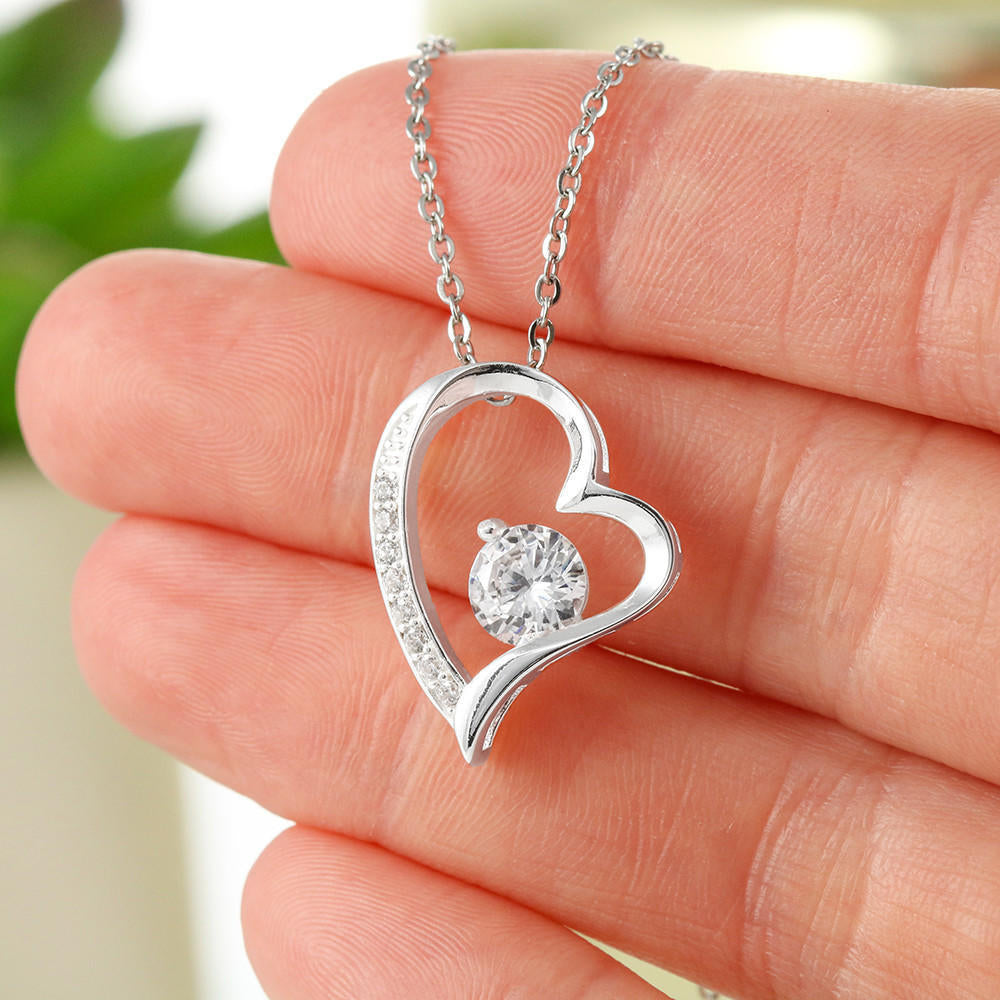 Wife Love Heart Stone Necklace