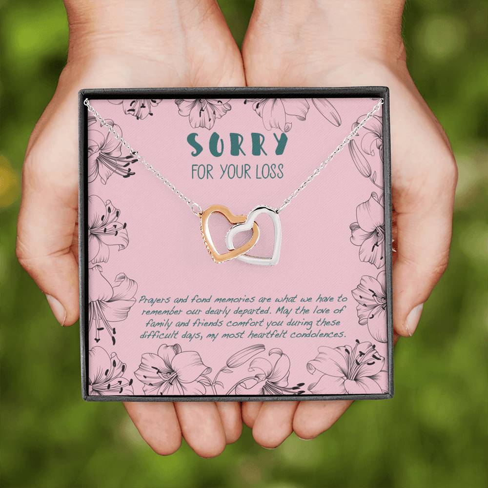 Sorry for Your Loss Grief Necklace Gift
