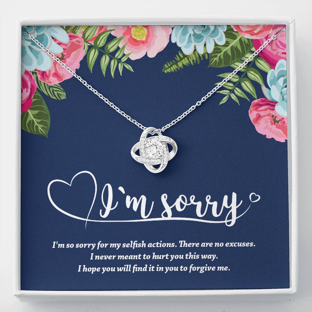 I'm Sorry Gift Necklace for Her