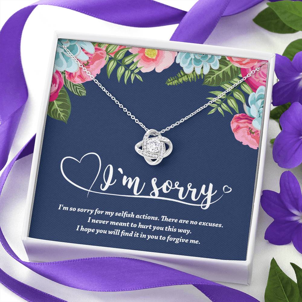 I'm Sorry Gift Necklace for Her