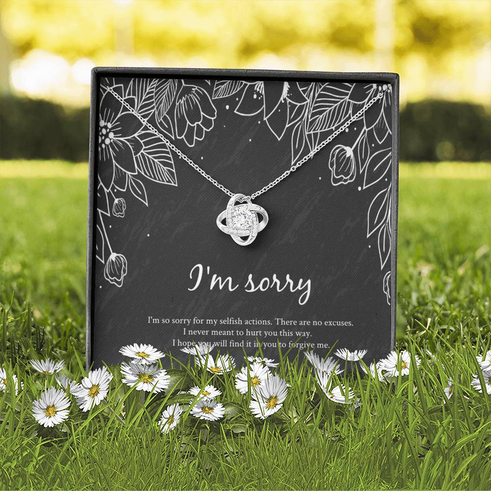 I'm Sorry Gift Necklace Apology Necklace for Wife Girlfriend Sister Friend Apology Necklace gift for her