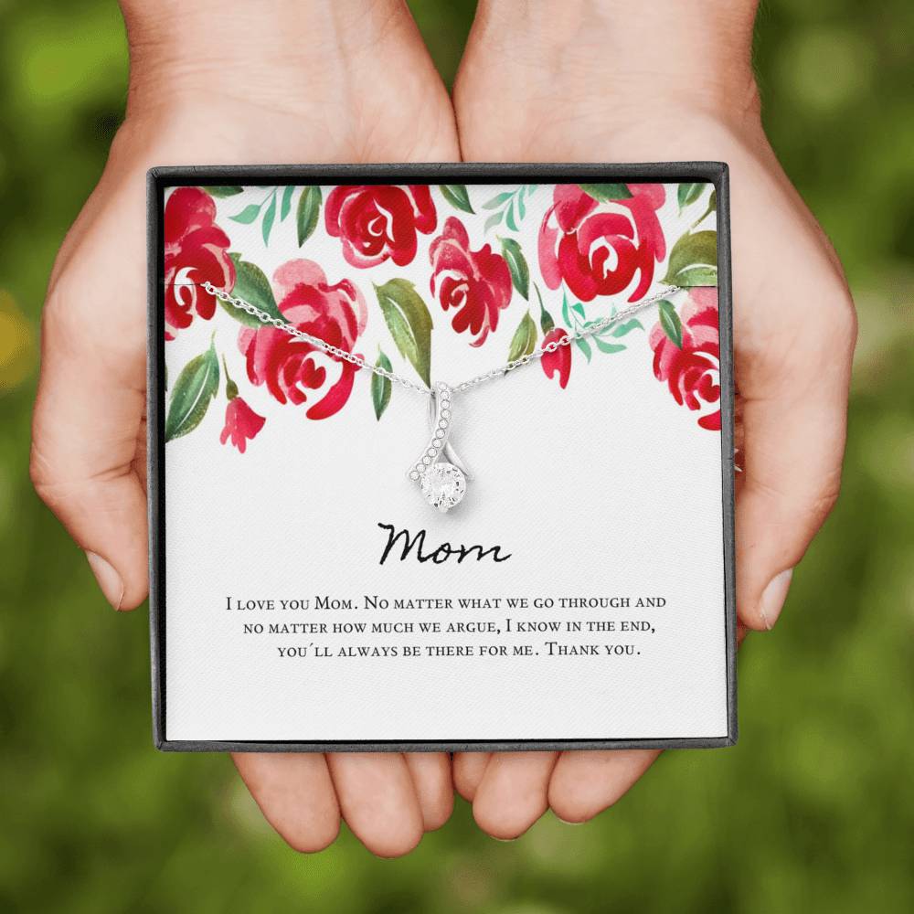 Thank you Mom Gift Necklace