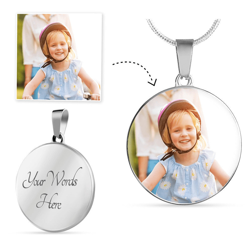 Personalized Round Shape Necklace