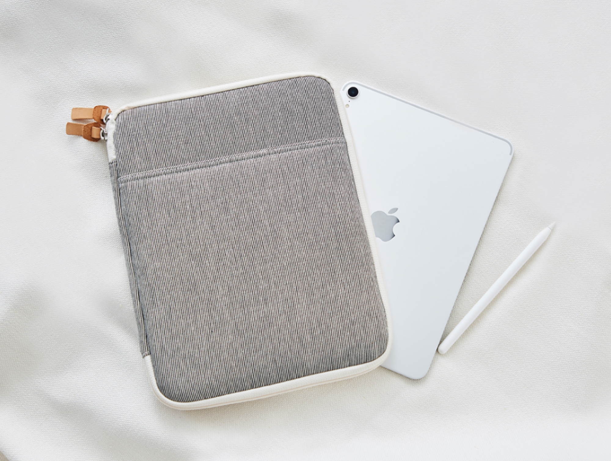 Natural Canvas Laptop Sleeve 11" High quality iPad Pro Case