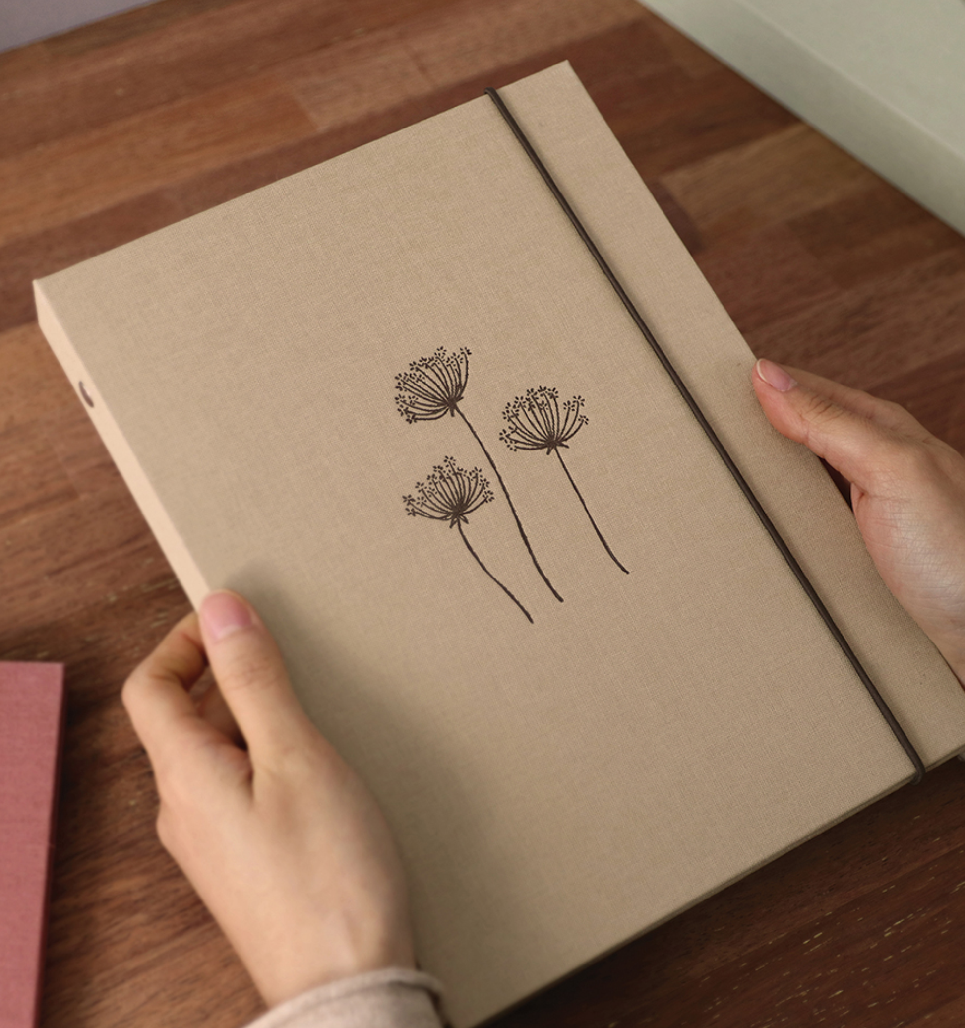 Premium Floral Book Cloth A5 Binder - ZoocomingTree