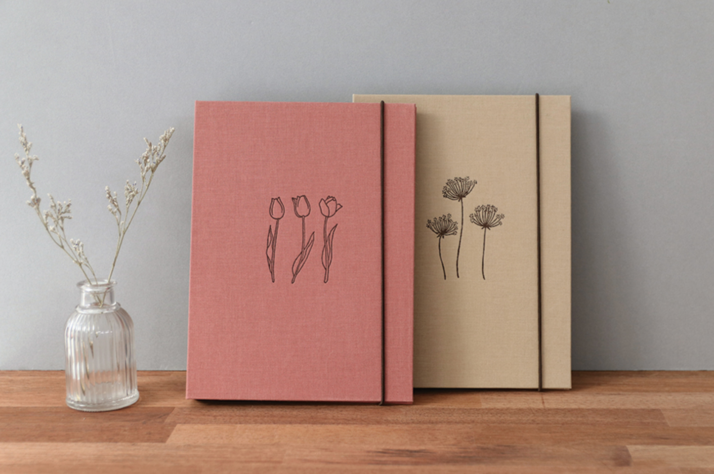 Premium Floral Book Cloth A5 Binder - ZoocomingTree