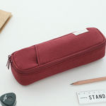 Pastel Color Zipper Multi Case | Cotton Pencil Pouch | Cute Pen Case