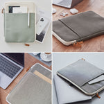 Natural Canvas Laptop Sleeve 13" High quality iPad Pro Case